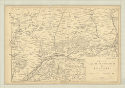 Map to illustrate operations by Orleans.