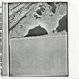 Shore of Lake Erie by Leaminton (Flight Line A3272, Photo Number 57)