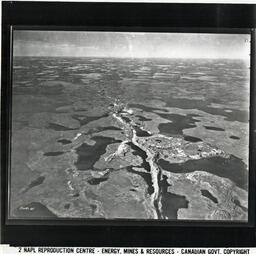 Skeleton Lake area / District (Flight Line A4080, Photo Number 68)