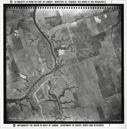 South Nation River at Lemieux (Flight Line A9615, Roll [17W], Photo Number 91)