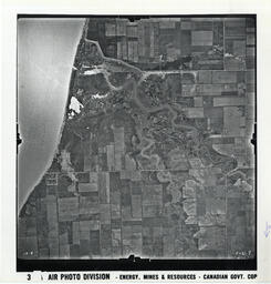 Point Pelee, Lake Erie Shoreline (Flight Line A11161, Roll [54W], Photo Number 8)
