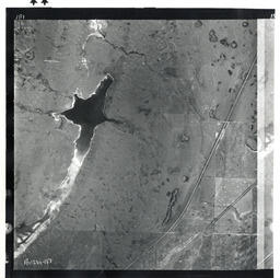 Blackstrap Lake and Buffalo Lake (Flight Line A11239, Roll [48], Photo Number 151)