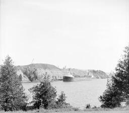 Bethlehem Steel from Ground. Ore boat "Tarantao". Skipper & Engineer. - V054-7-56-F9