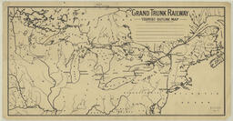 Grand Trunk tourist outline map